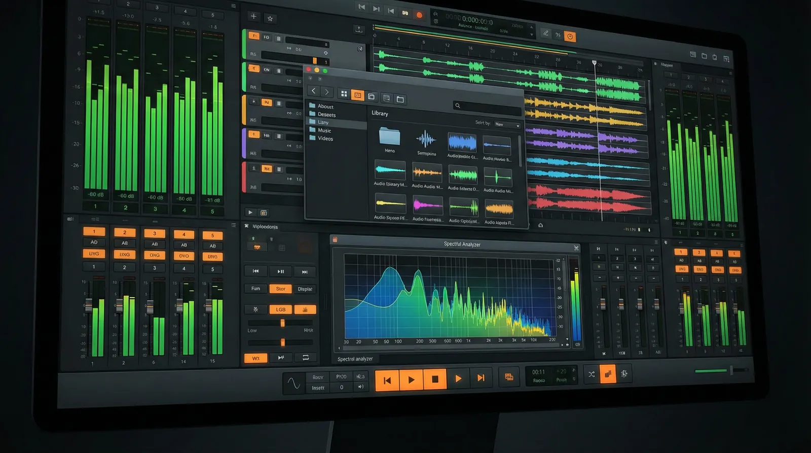 彩娱乐官网 音效素材库界面展示